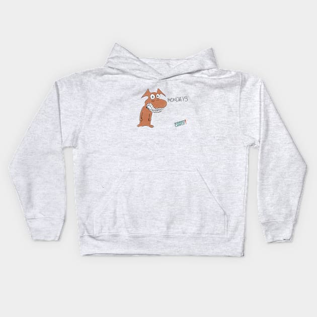 Mondays! Kids Hoodie by Degenerate Carrot